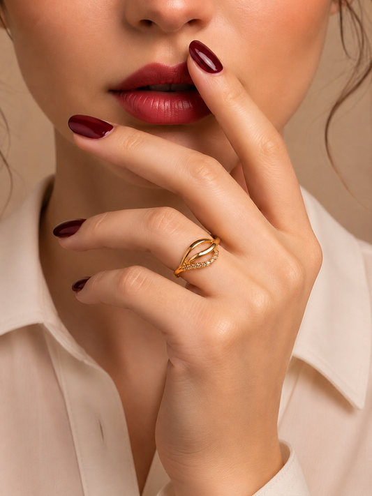 Luminous Loop Ring