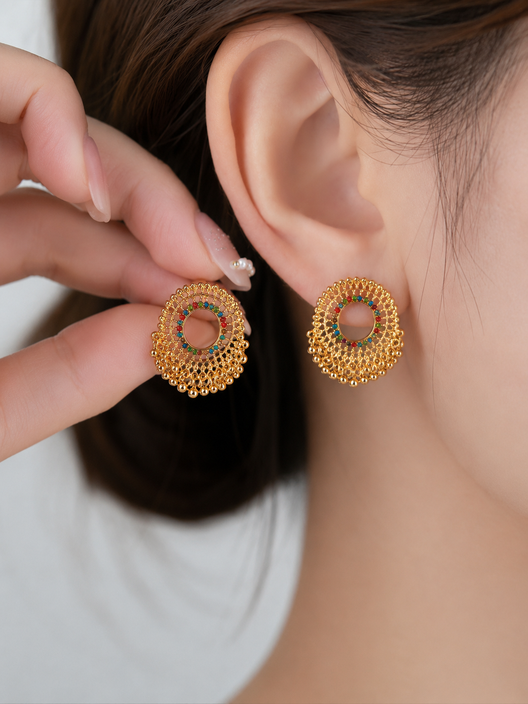 Royal Glow Ethnic Earrings