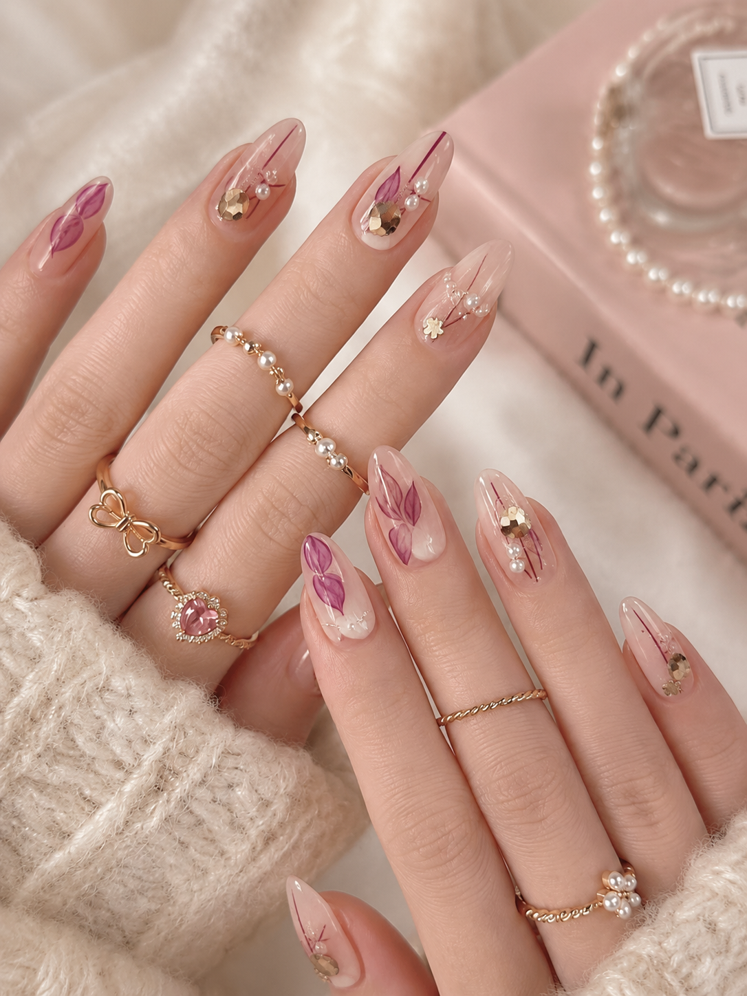 Blush Blossom Press-On Nails