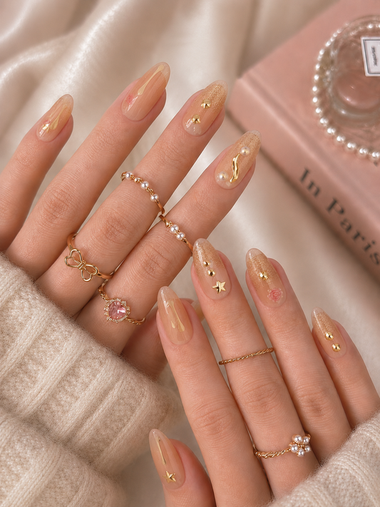 Luna Pearl Press-On Nails