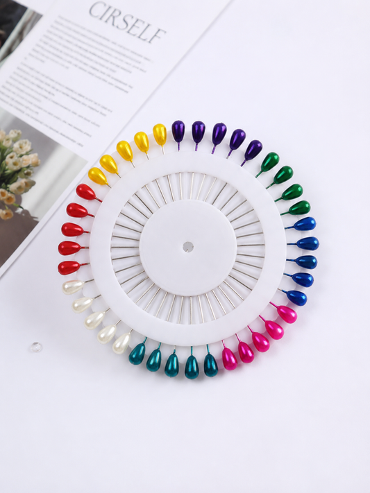 Colorful Pearl Head Pins